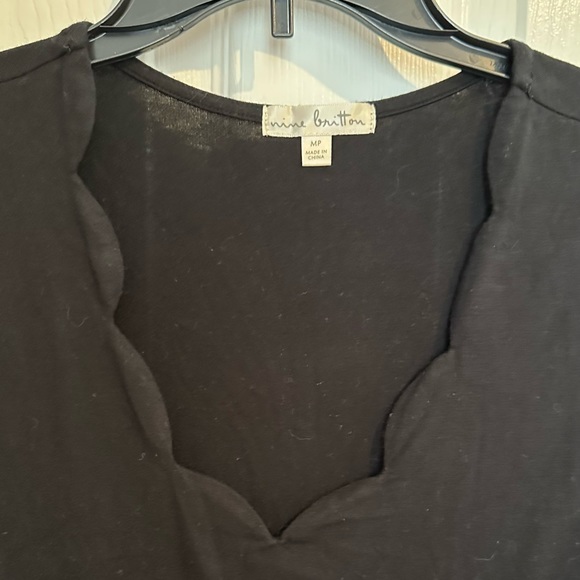 Nine Britton Amy Scalloped Neckline Bodysuit - Picture 3 of 5